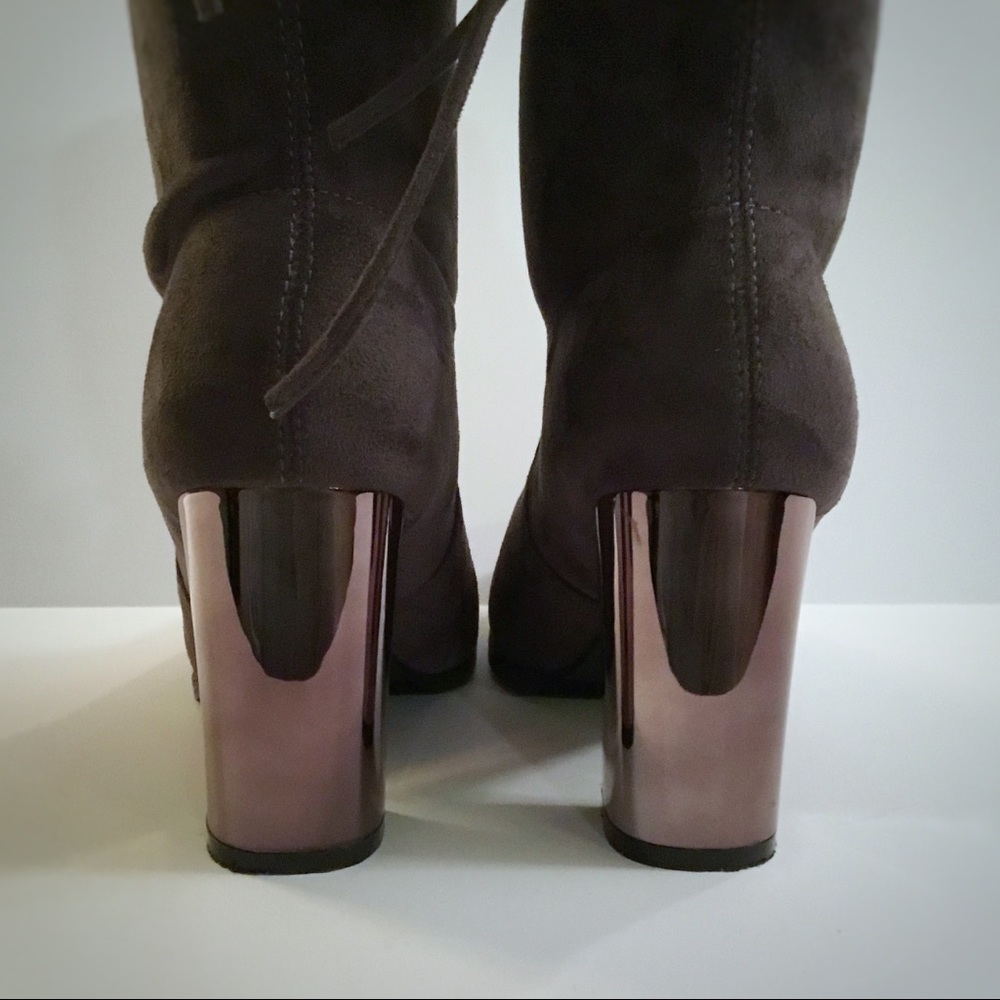 CATHERINE MALANDRINO Gray Ankle Boot - Picture 5 of 7